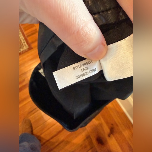 Madewell The Perfect Vintage Straight Jean Faux Leather Edition Size 30 - Picture 13 of 16